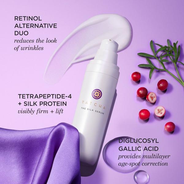 TATCHA The Silk Serum Wrinkle-Smoothing Peptide + Retinol Alternative #6