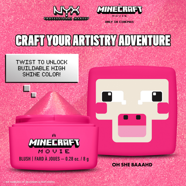 NYX Professional Makeup Limited Edition A Minecraft Movie Cheeky Mob Blush Balm #4